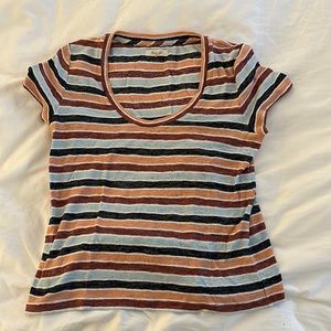 Madewell Scoop Neck Striped Tee